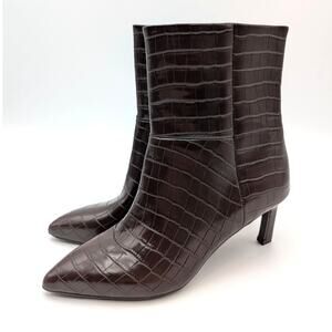 DV by Dolce Vita Gradie Kitten Heel Boots Women's Chocolate Size US8 EU38.5
